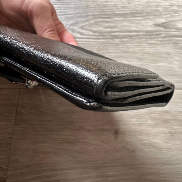 Gucci Black Nylon and Leather Long Wallet - Picture 6 of 12